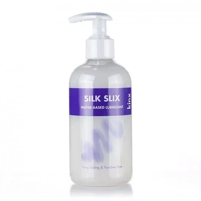 Kinx Silk Slix Water Based Lubricant Pump Bottle White 250ml