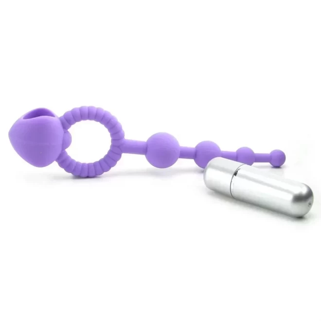 Premium Silicone Beaded Vibro Ring (2 kolory)