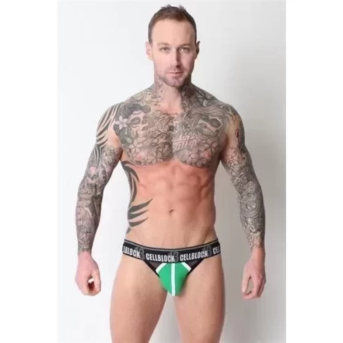 Bokserki męskie Dark Room Jockstrap - Green .