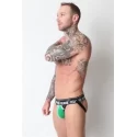 Bokserki męskie Dark Room Jockstrap - Green .
