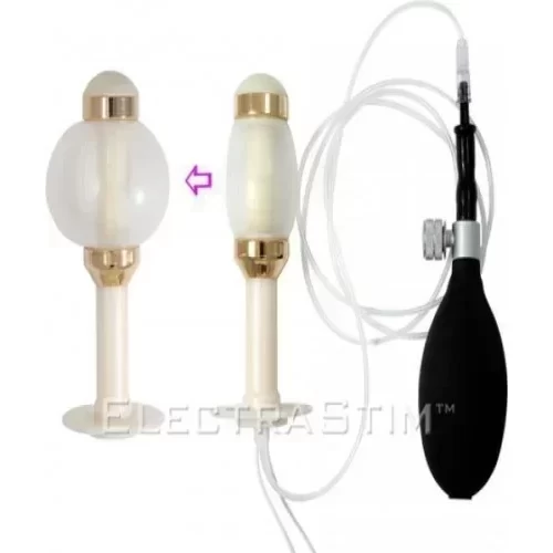 Dildo dmuchane z elektrostymulacją Electrastim Inflatable Radial Contact Dildo