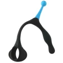 Optimale duo silicone c-ring / p-massager - black