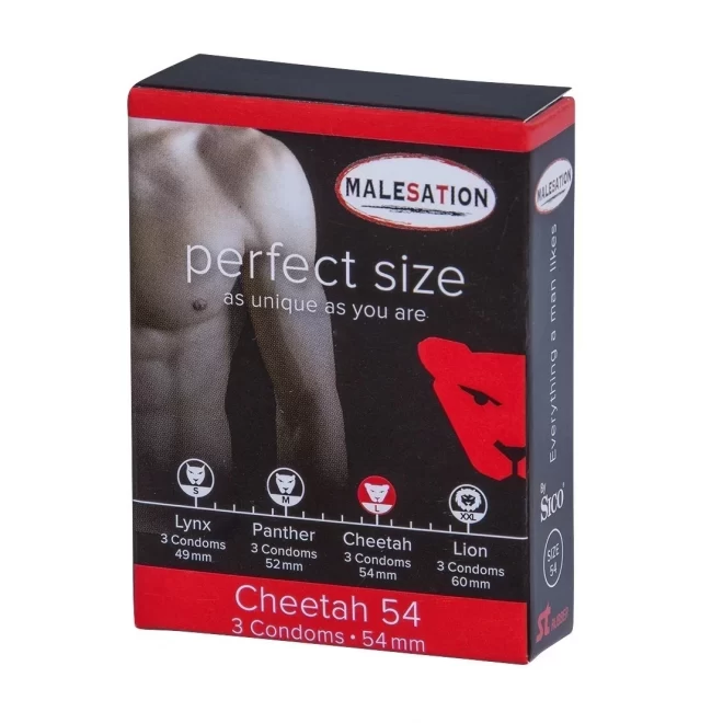 Malesation cheetah 54, 3 stk.