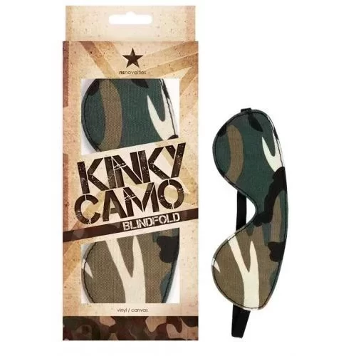Opaska na oczy z motywem armi Kinky camo blindfold