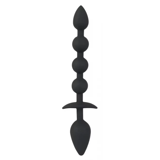 Black velvets plug + beads