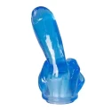 Easytoys Big Blue Middlefinger Wand Attachment
