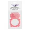 Pierścień świnka ze świecącymi oczami Mad piggy c-ring pink