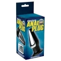 Large Electro Sex Butt plug - Black/Silver