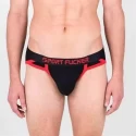 Slipy Shortstop Brief - black / red