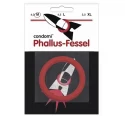 Silikonowy ring na penisa Phallus fessel 4cm