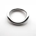 Stainless steel ergo ring 40 mm.