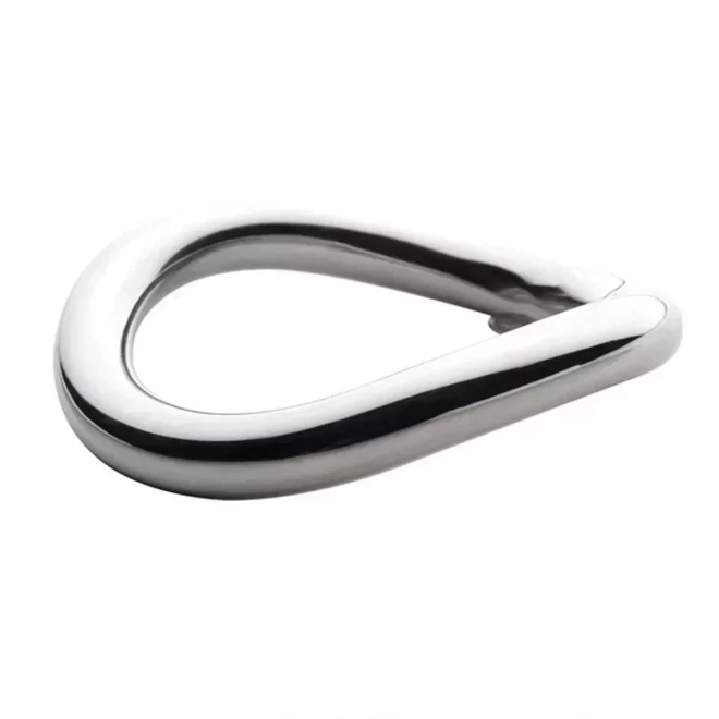 Stainless steel ergo ring 40 mm.