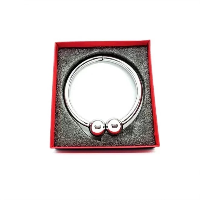 Stainless steel barbell collar with magnet closer 18 cm. | 1