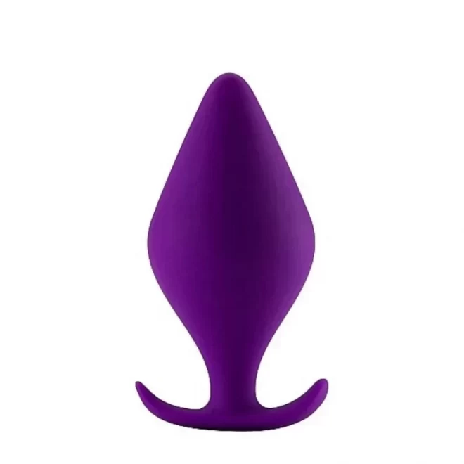 Butt Plug with Handle - Medium - Purple