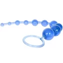 Sassy anal beads-blue