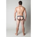 Parolee neoprene jock - black/grey - l