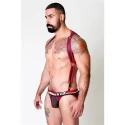 Venom neoprene jock - black/red - xl