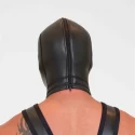 Neoprene gas mask hood