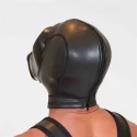 Neoprene gas mask hood