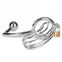 Metal Penis Cage With Anal Hook
