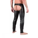 Neo open ass pants black - s