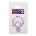 Ring na penisa i jądra Basicx double cockring purple 1inch
