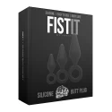 Silicone butt plug set