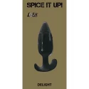 Anal plug with misplaced center of gravity Spice it up Delight Black