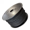 Black bondage rope with spool - 6096 cm. (200 ft.)