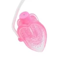Mini pompka z wibracjami w kształcie serduszka