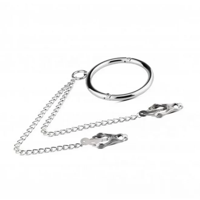 Metal Collar With Nipple Clamps