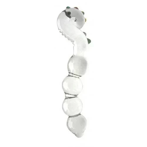 Szklane dildo w kształcie konika morskiego Glassvibrations Glasdildo Magic Seahorse
