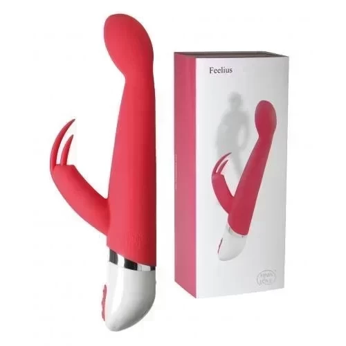 Wodoodporny wibrator z wejściem na łechtaczkę Minds Of Love Feelius Dual Vibrator (2 kolory)