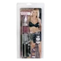 Rotacyjny żelowy wibrator z wejściem na łechtaczkę Eclipse 1000 Kugel-Vibrator Klar, 24cm