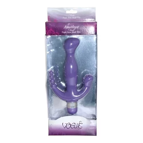 Amethyst 7 Mode Triple Stimulation Vibe