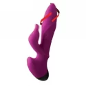 Spiral 10x Rotating Silicone Vibrator