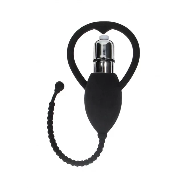 Urethral sounding vibrating bullet plug