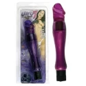 Żelowy wibrator z 7 programami 21cm liliowy, Ultra 7 Penis Shaft