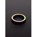 Metalowy ring erekcyjny - Rainbow flat c-ring