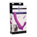 Royal revolver vibrating silicone strapless strap on