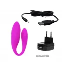 Chad vibrator, 2 motors, waterpr, 30 func.vibr, rechargeable, remote control