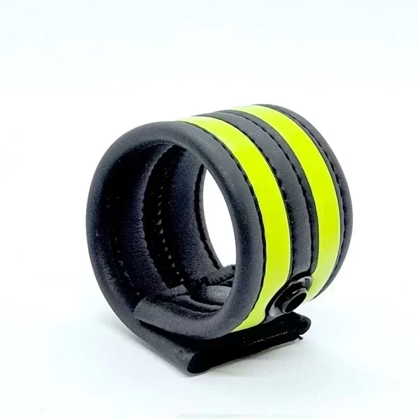 Neoprene racer ball strap - neon green