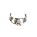 Locking men's collar with ring (13.5")