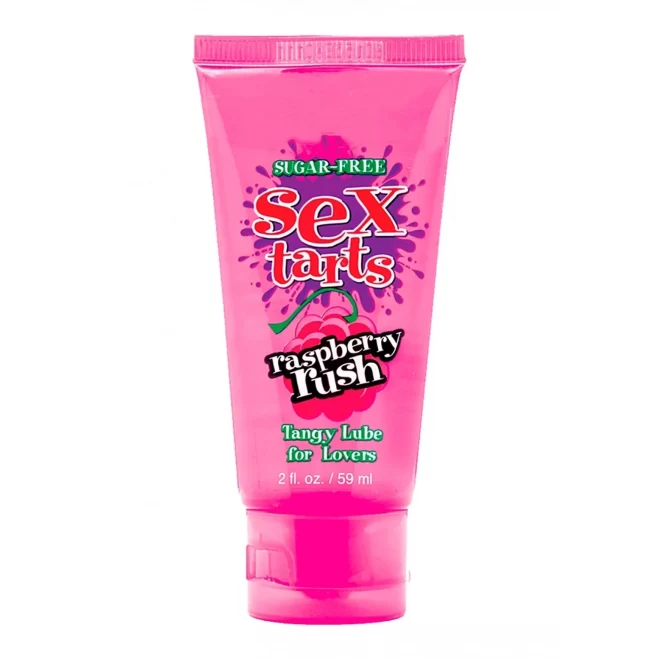 Sex tarts lube, raspberry rush tube