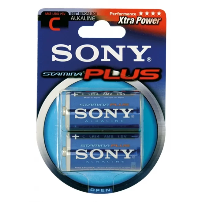 Sony Bat/Alk C-Cel 1X 2Pc
