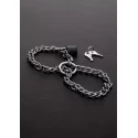 Steel chain cuffs