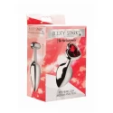 Red heart gem anal plug medium