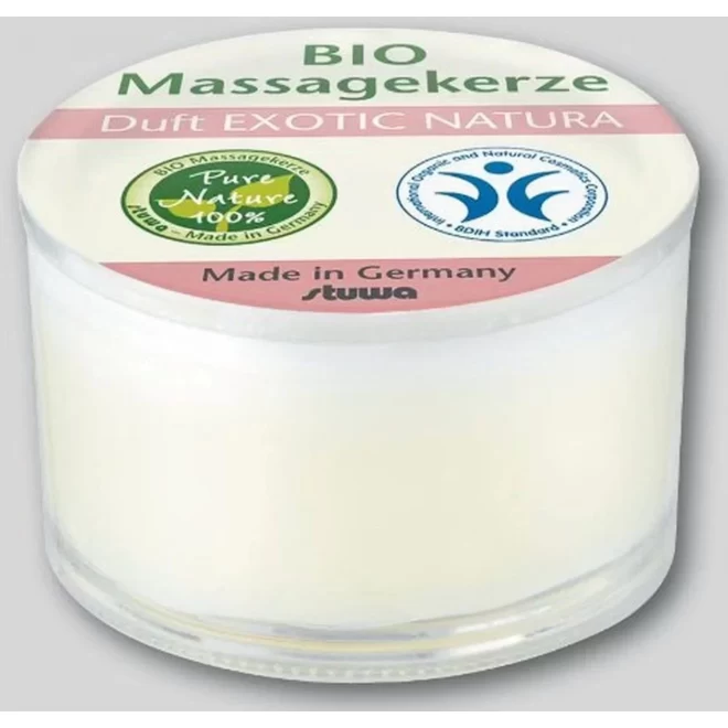 Świeca do masażu Bio Massagekerze Glas Exotic Natura 25 ml
