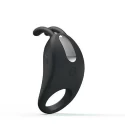 Pretty love rabbit vibrator ring black