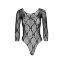 Body Bow Lace Long Sleeved Teddy